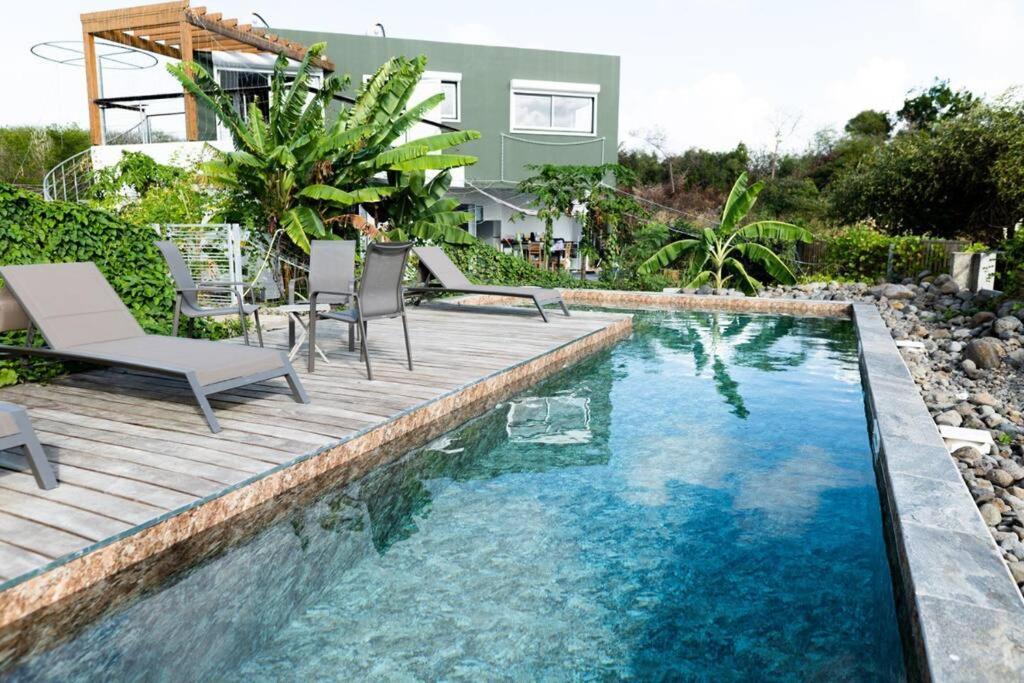 T2 Chaleureux & Piscine En Pleine Nature Petit-Canal 외부 사진